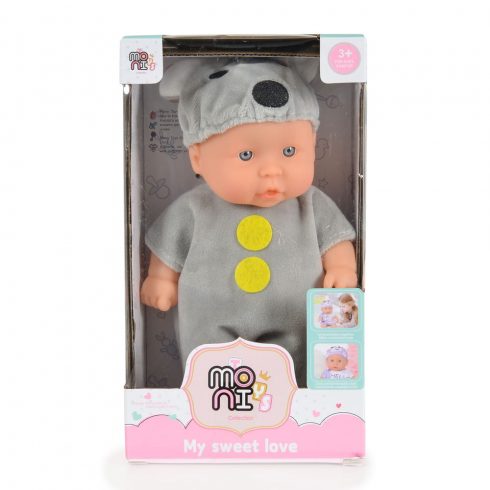 Moni Toys Baba 20 cm 6125 szürke