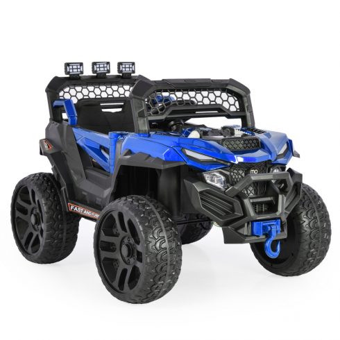 BO DUST DY-8888 elektromos autó, 4mororos, 12V/7A, 115cm BUGGY KÉK